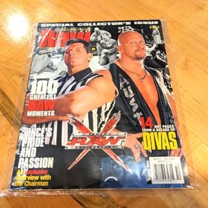 Stone Cold Vince McMahon WWE Raw Magazines Holiday 2002 Issue WWF VTG Wrestling